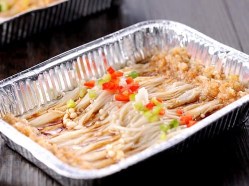 祁阳锡纸烤金针菇